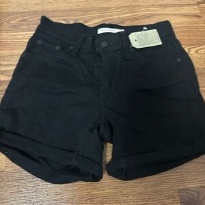 Signature by Levi Strauss Women's Black Jean Shorts